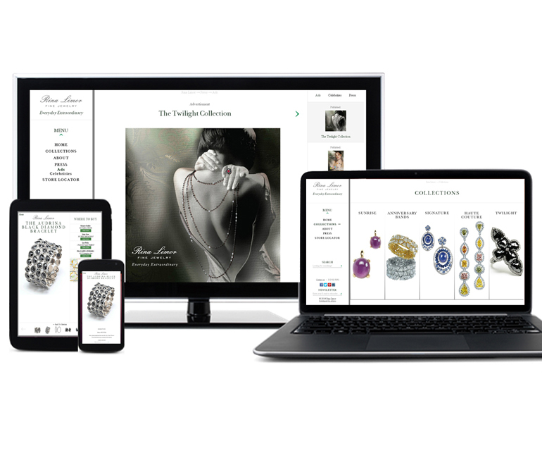 Rina Limor Fine Jewelry Unveils New Responsive Website